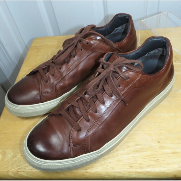 To Boot New York Pescara Dark Brown Leather Casual Sneakers Mens Size 10.5 main image 7
